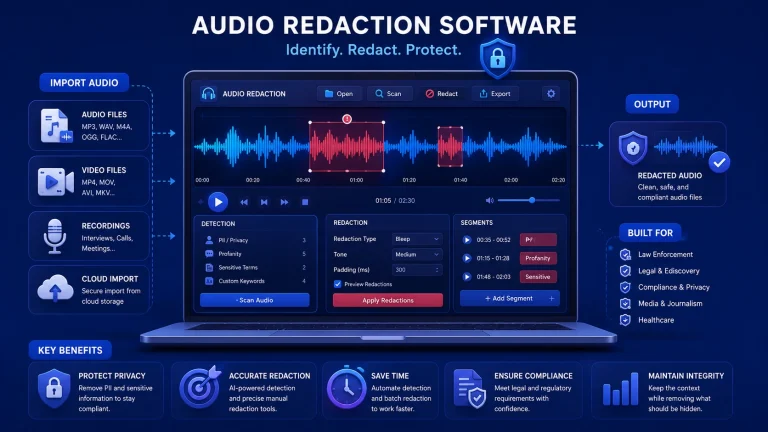 10 Best Audio Redaction Software in 2026 (Tested Picks by Use Case)