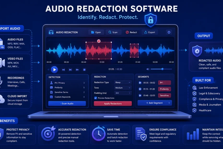Best Audio Redaction Software in 2026 - Softwarecosmos.com