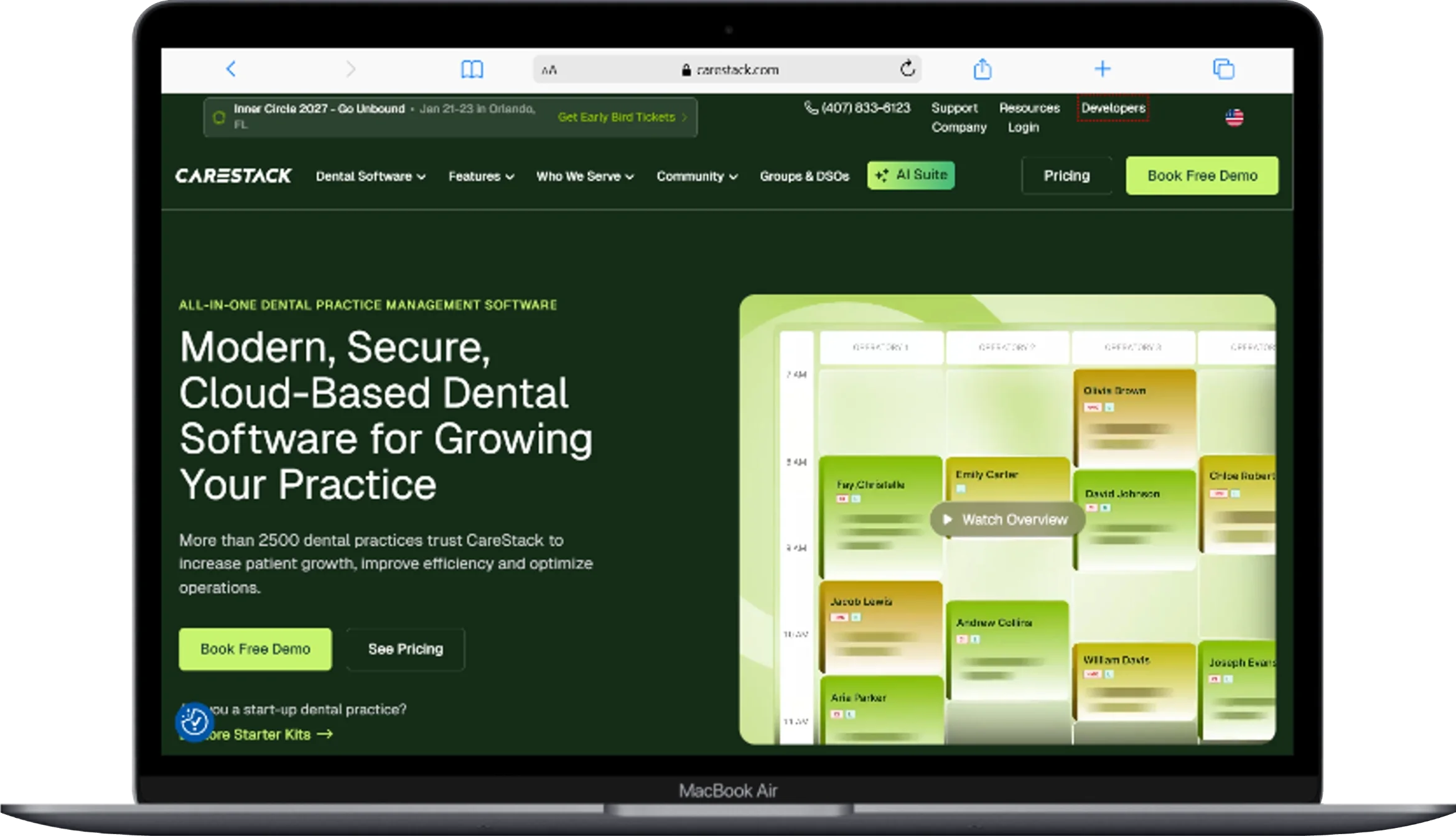 5 The Best Dental Software for Insurance Claims Processing (And How to Actually Choose One) 8 Macbook Air carestack.com - Softwarecosmos.com