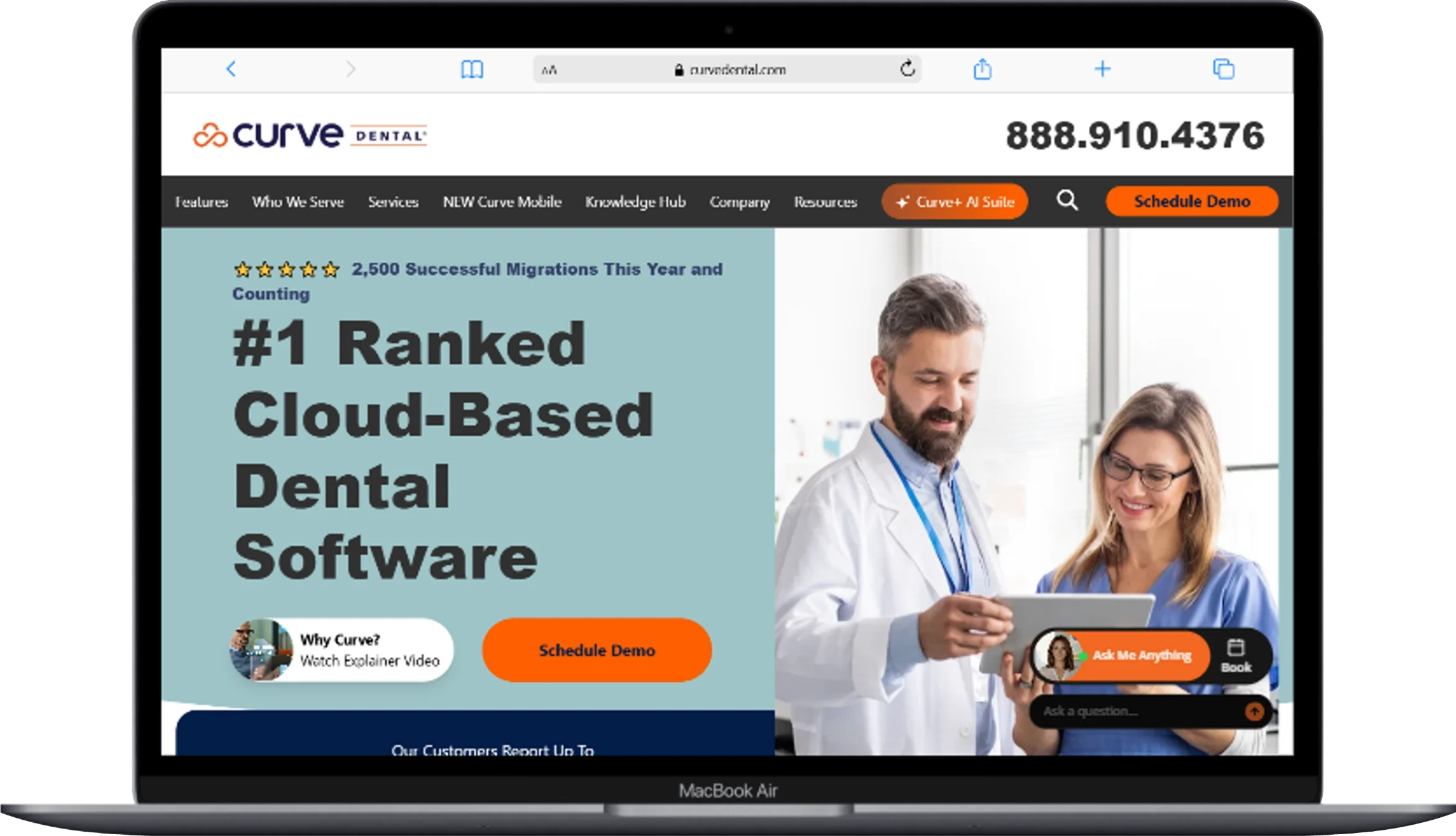 5 The Best Dental Software for Insurance Claims Processing (And How to Actually Choose One) 6 Macbook Air www.curvedental.com - Softwarecosmos.com