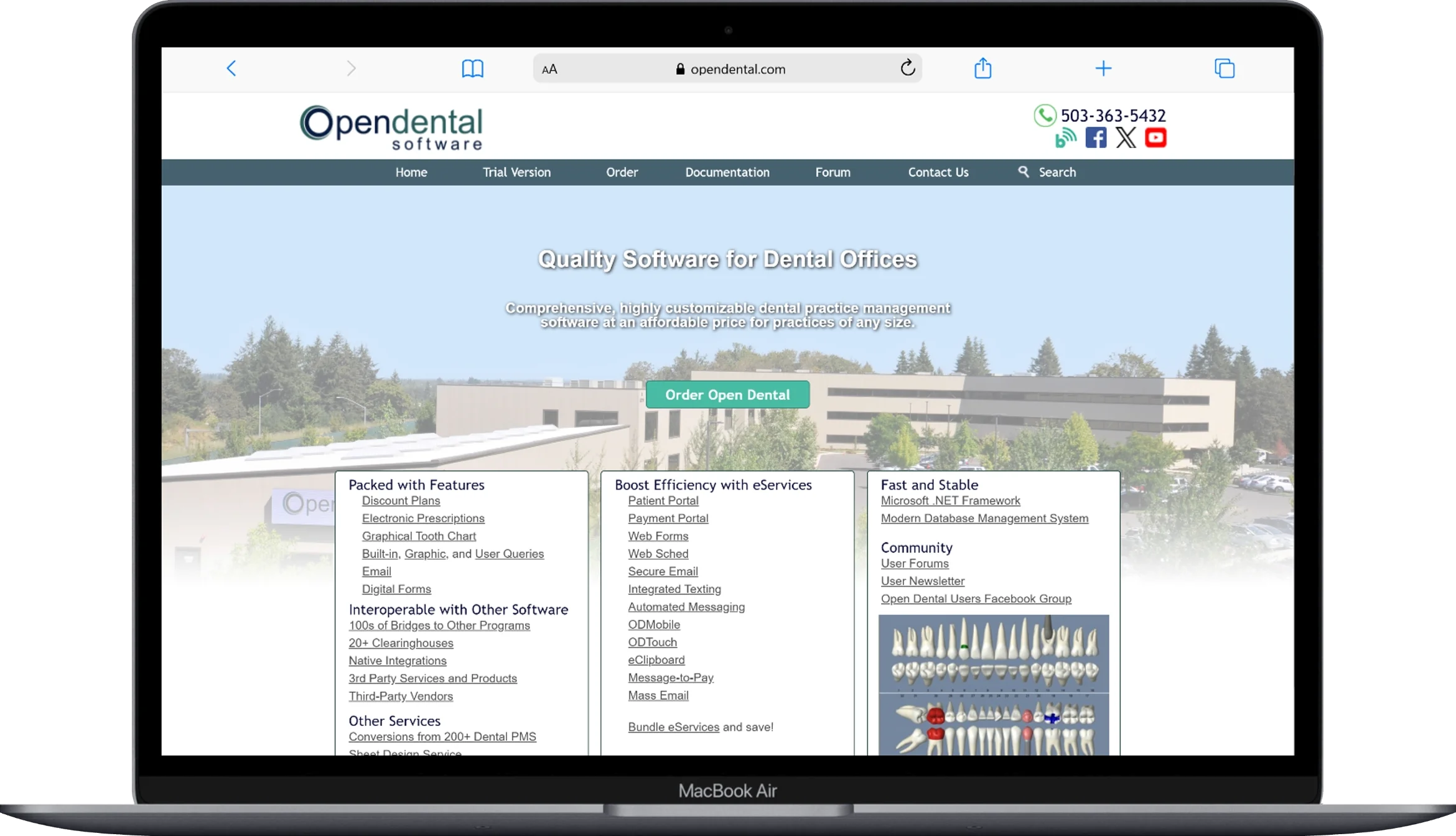 5 The Best Dental Software for Insurance Claims Processing (And How to Actually Choose One) 4 Macbook Air www.opendental.com - Softwarecosmos.com