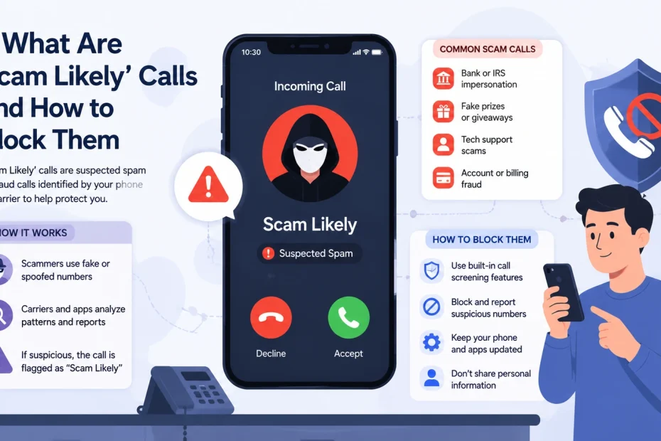 What Are Scam Likely Calls and How to Block Them - Softwarecosmos.com