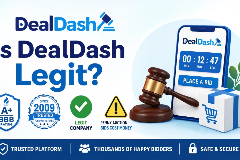 Is DealDash Legit Explainer - Softwarecosmos.com
