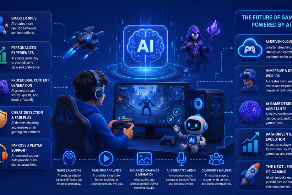 AI in Gaming - Softwarecosmos.com