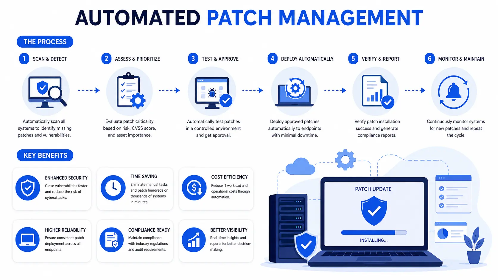 Automated Patch Management Process Benefits - Softwarecosmos.com