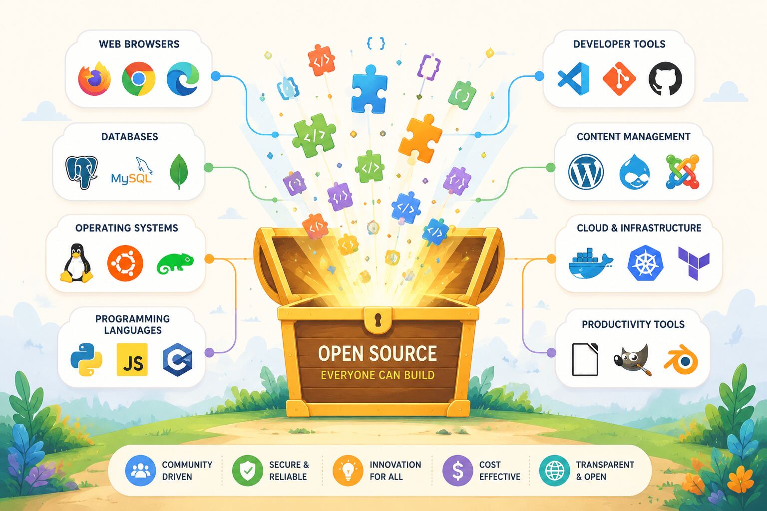 What is Open Source Software? Definition, Benefits & Guide 2 What Are the Benefits of Using Open Source Software - Softwarecosmos.com