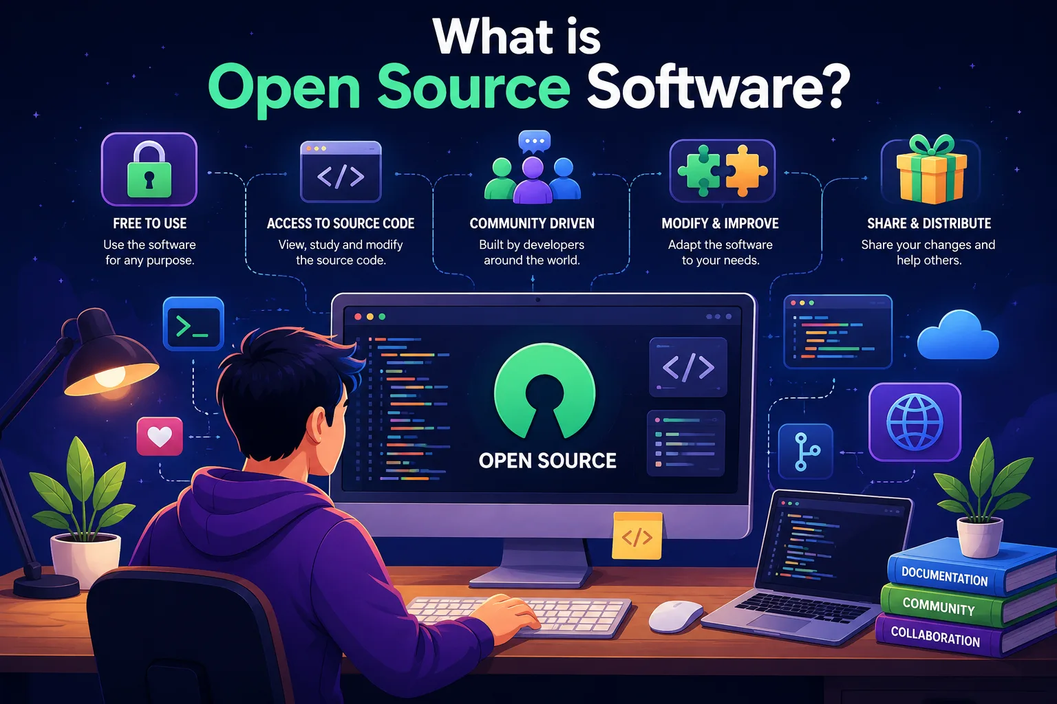 What Is Open Source Software? Definition, Benefits & Guide