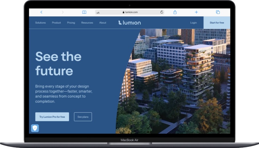 10 Best 3D Rendering Software in 2025 60 Macbook Air lumion.com - Softwarecosmos.com