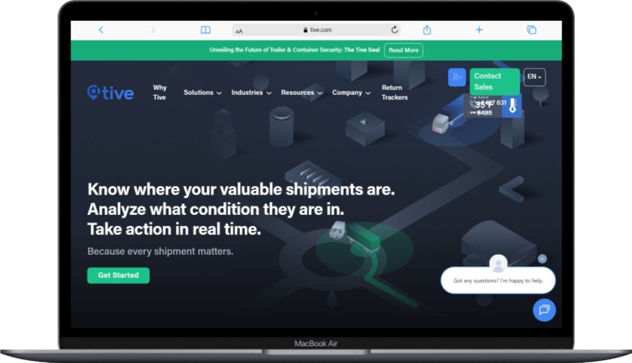 12 Best Cargo Tracking Software: Complete Guide for Supply Chain Visibility 13 Macbook Air www.tive .com - Softwarecosmos.com