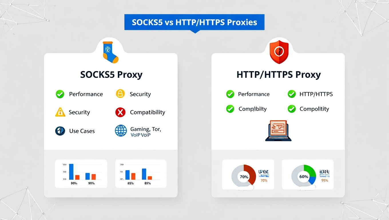 Types of Proxies Explained: HTTP, HTTPS, and SOCKS5 12 SOCKS5 vs HTTP/HTTPS