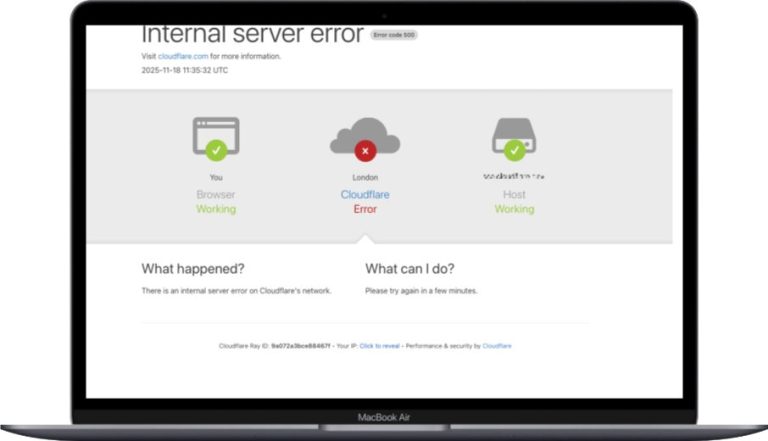 Cloudflare Outage That Broke X, ChatGPT, and Major Online Media