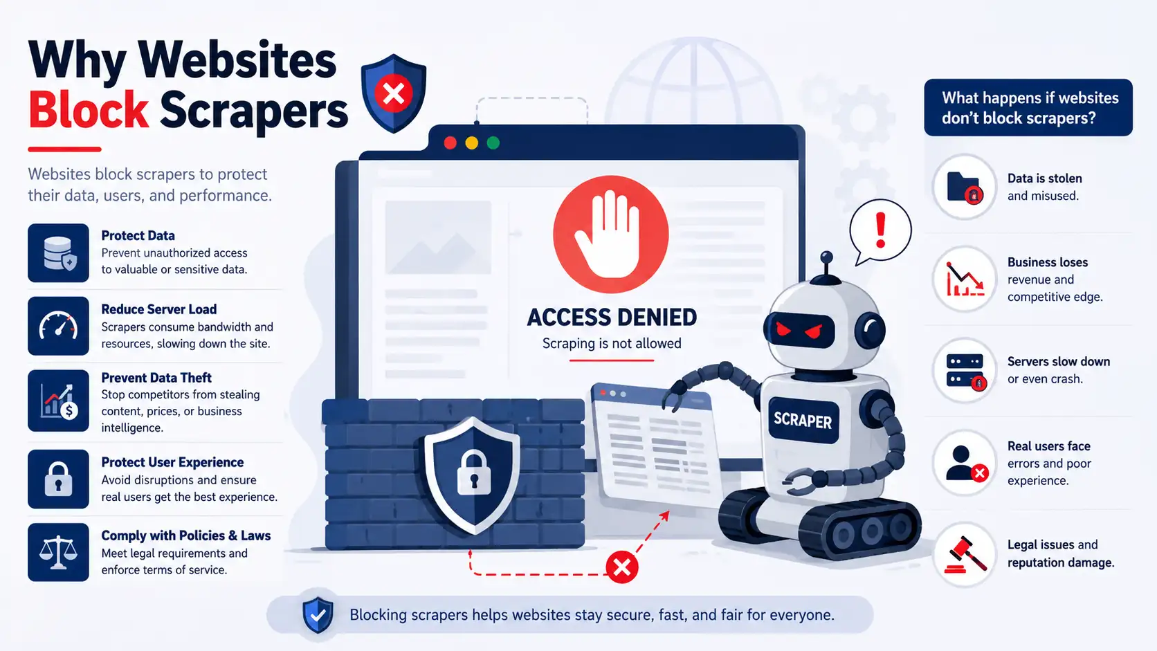 How to Use Proxies for Web Scraping Without Getting Blocked 2 Why Websites Block Scrapers - Softwarecosmos.com