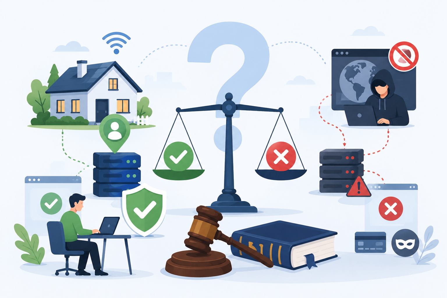 What Are Residential Proxies? Definition, Use Cases, and Best Providers in 2026 (Tested with Real Data) 5 Are Residential Proxies Legal