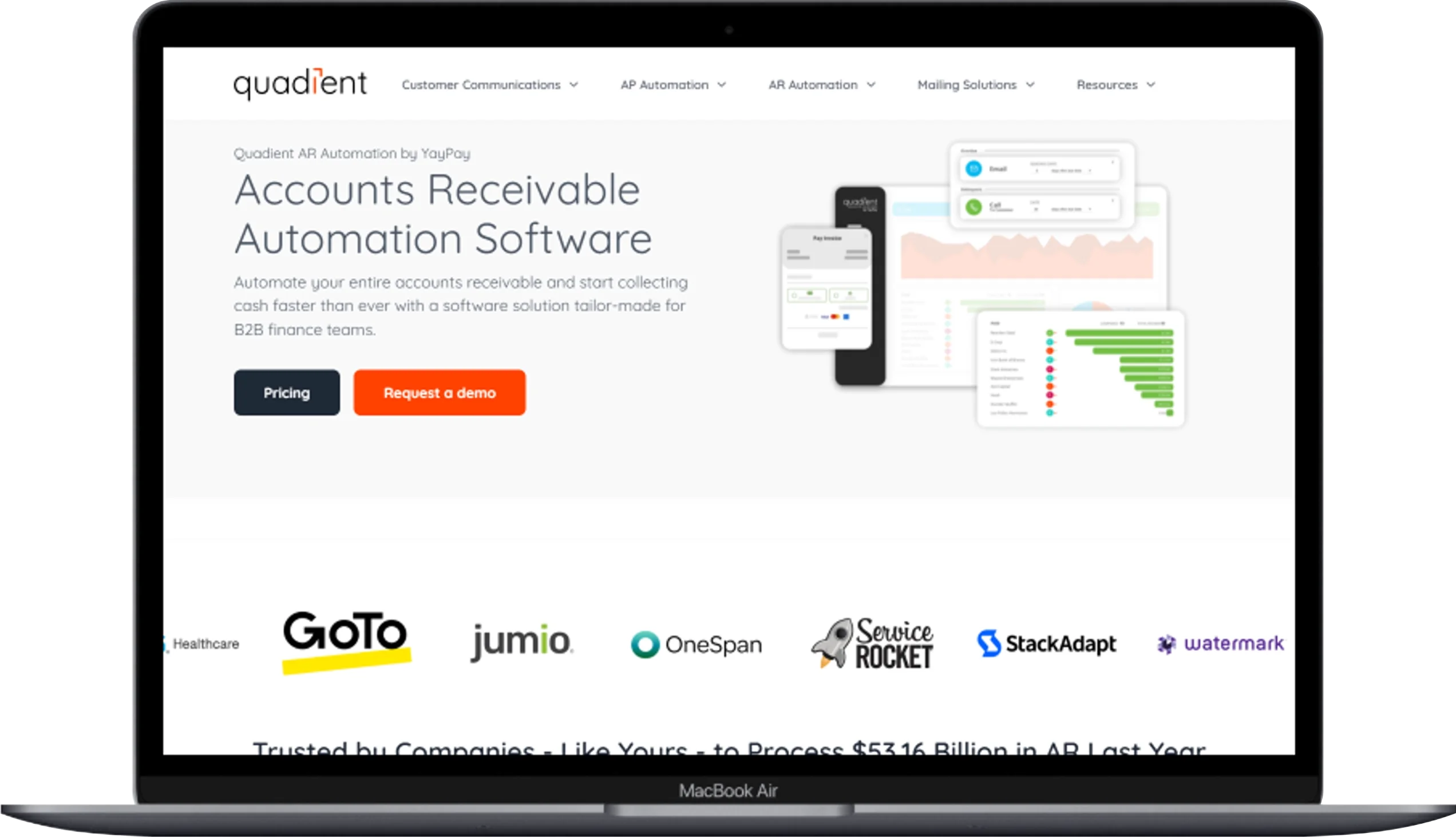 10 Best Accounts Receivable Software Platforms for 2026 5 Macbook Air www.quadient.com - Softwarecosmos.com