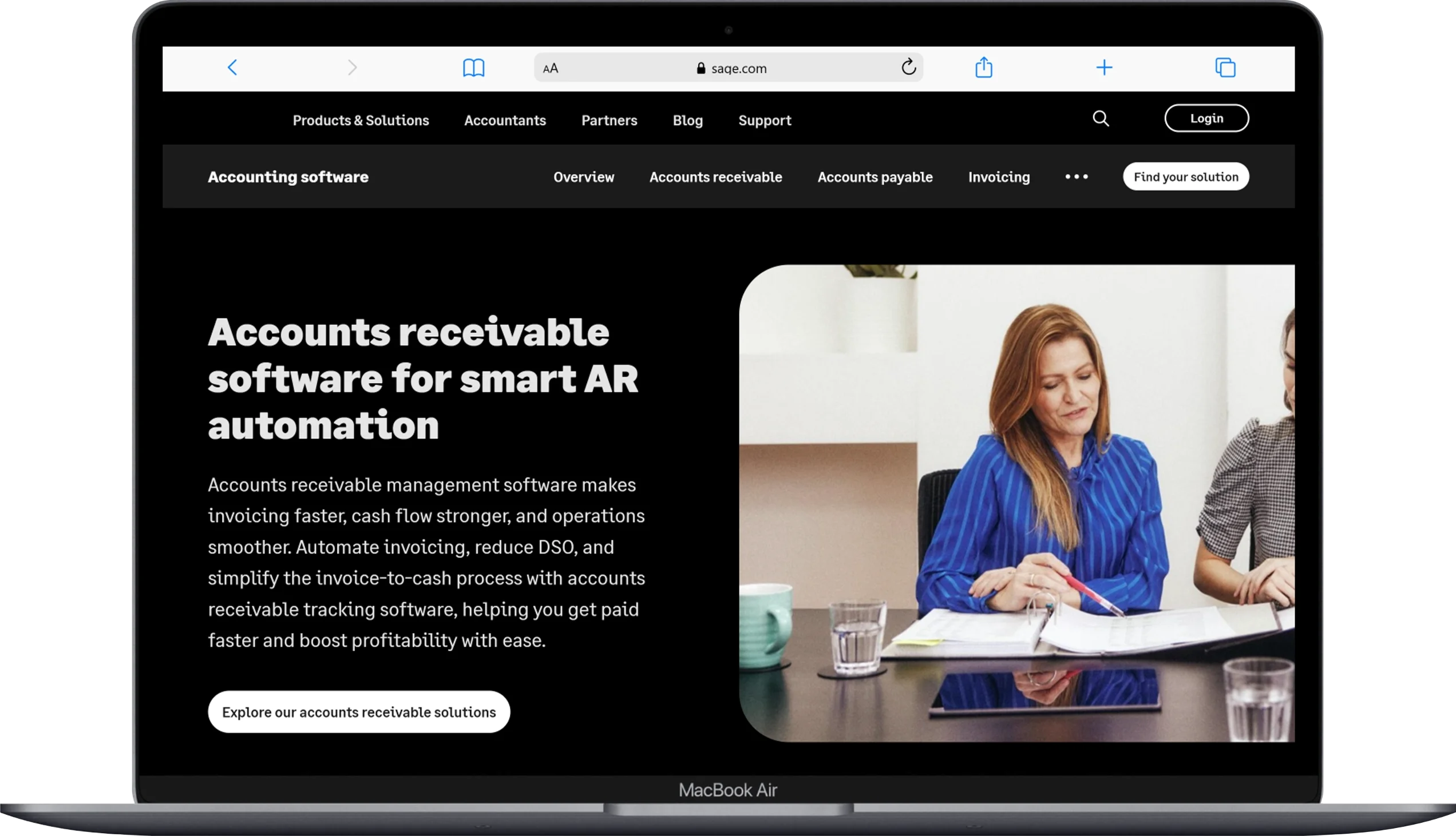 10 Best Accounts Receivable Software Platforms for 2026 7 Macbook Air www.sage .com - Softwarecosmos.com