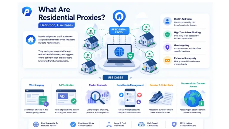 What Are Residential Proxies? Definition, Use Cases, and Best Providers in 2026 (Tested with Real Data)