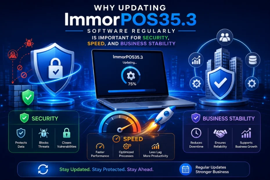 Why Updating ImmorPOS35.3 Software Regularly Is Important for Security, Speed, and Business Stability