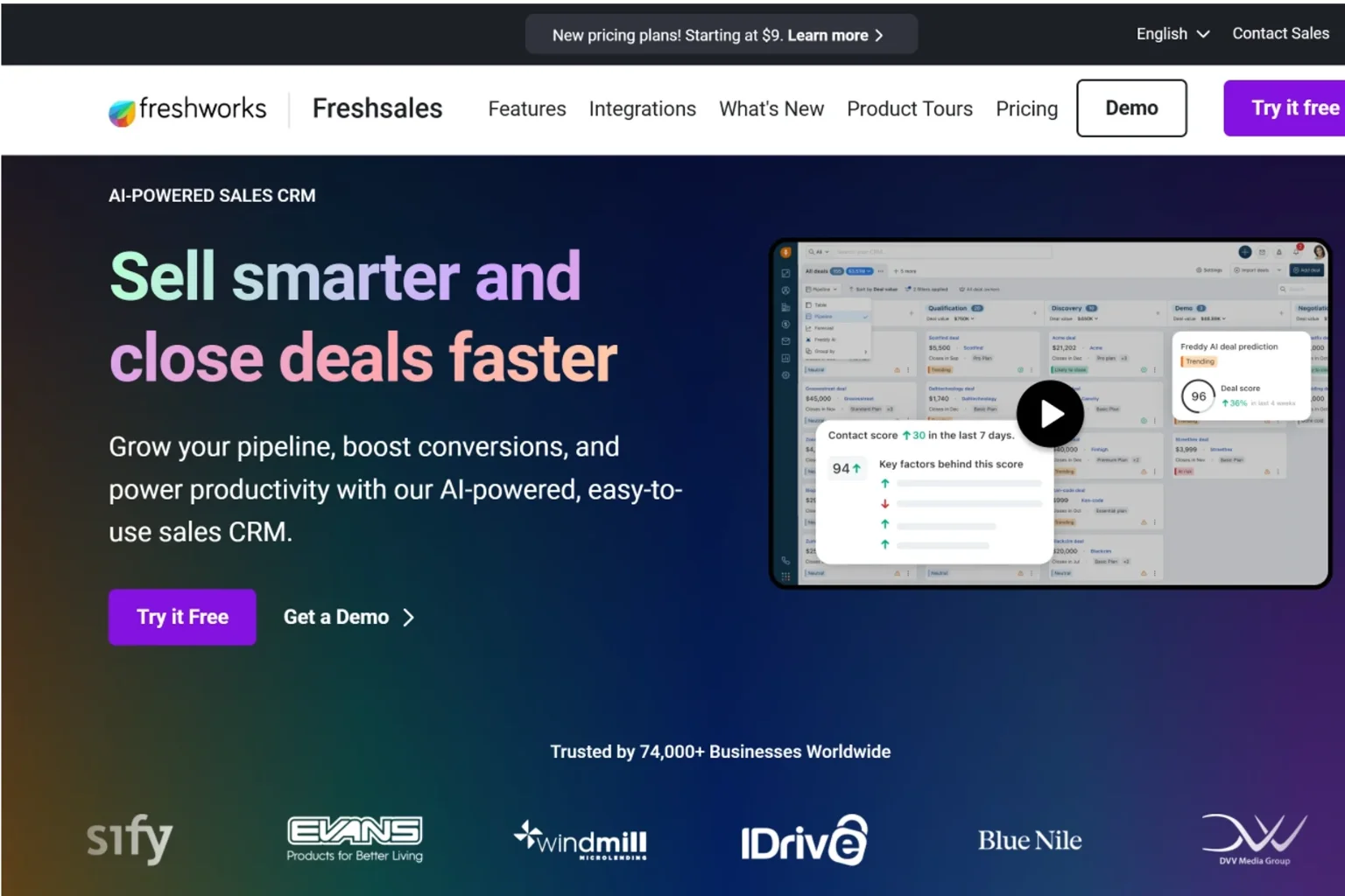 Freshsales CRM - Softwarecosmos.com