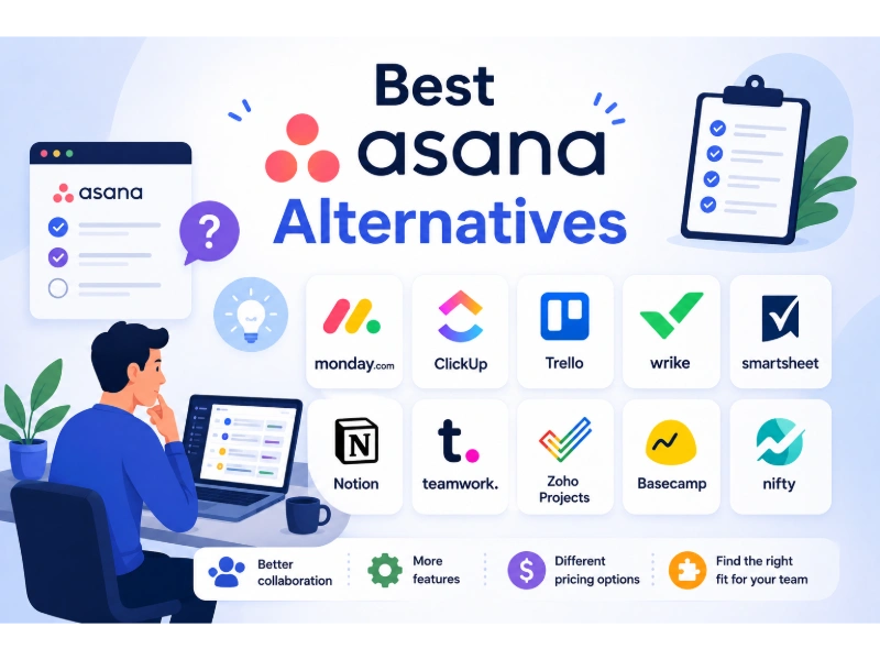 8 Best Asana Alternatives in 2026: Free Tools, Top Competitors, and How to Choose 1 Best Asana Alternatives in 2026 - Softwarecosmos.com