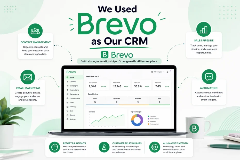 Brevo as Our CRM - Softwarecosmos.com