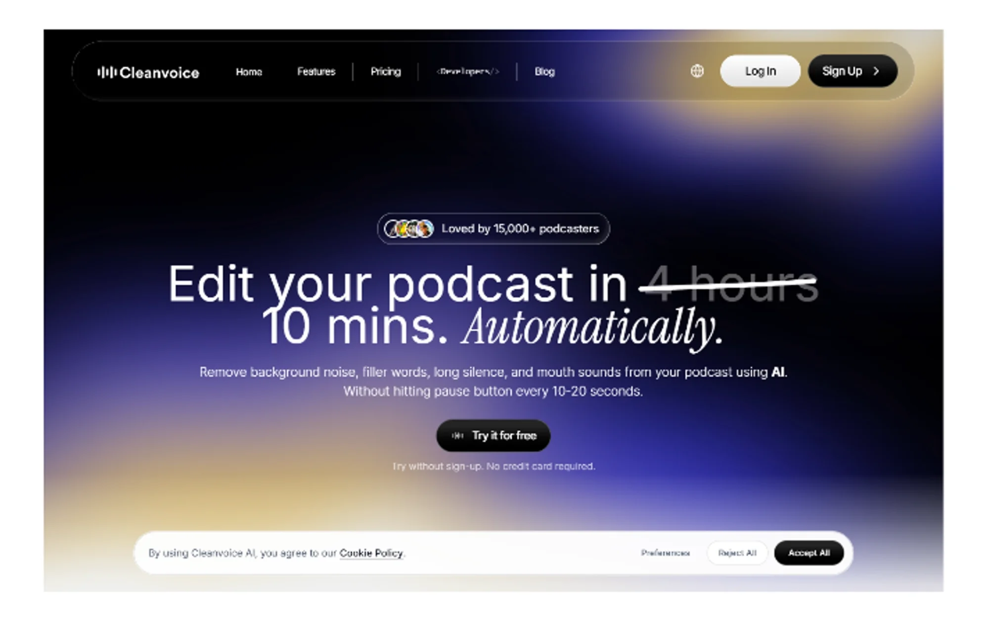 10 Best AI Audio Enhancers for Podcasts in 2026 (Reviewed & Compared) 7 Cleanvoice AI