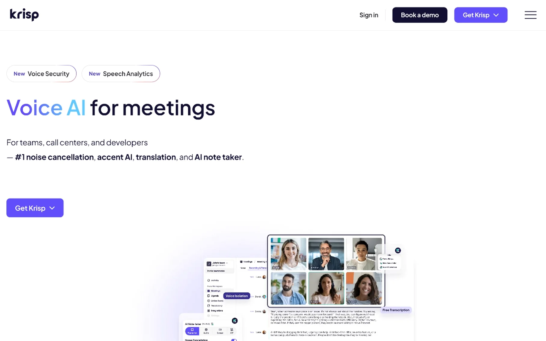 10 Best AI Tools to Remove Background Noise From Recordings (2026) 10 Macbook Air krisp.ai - Softwarecosmos.com