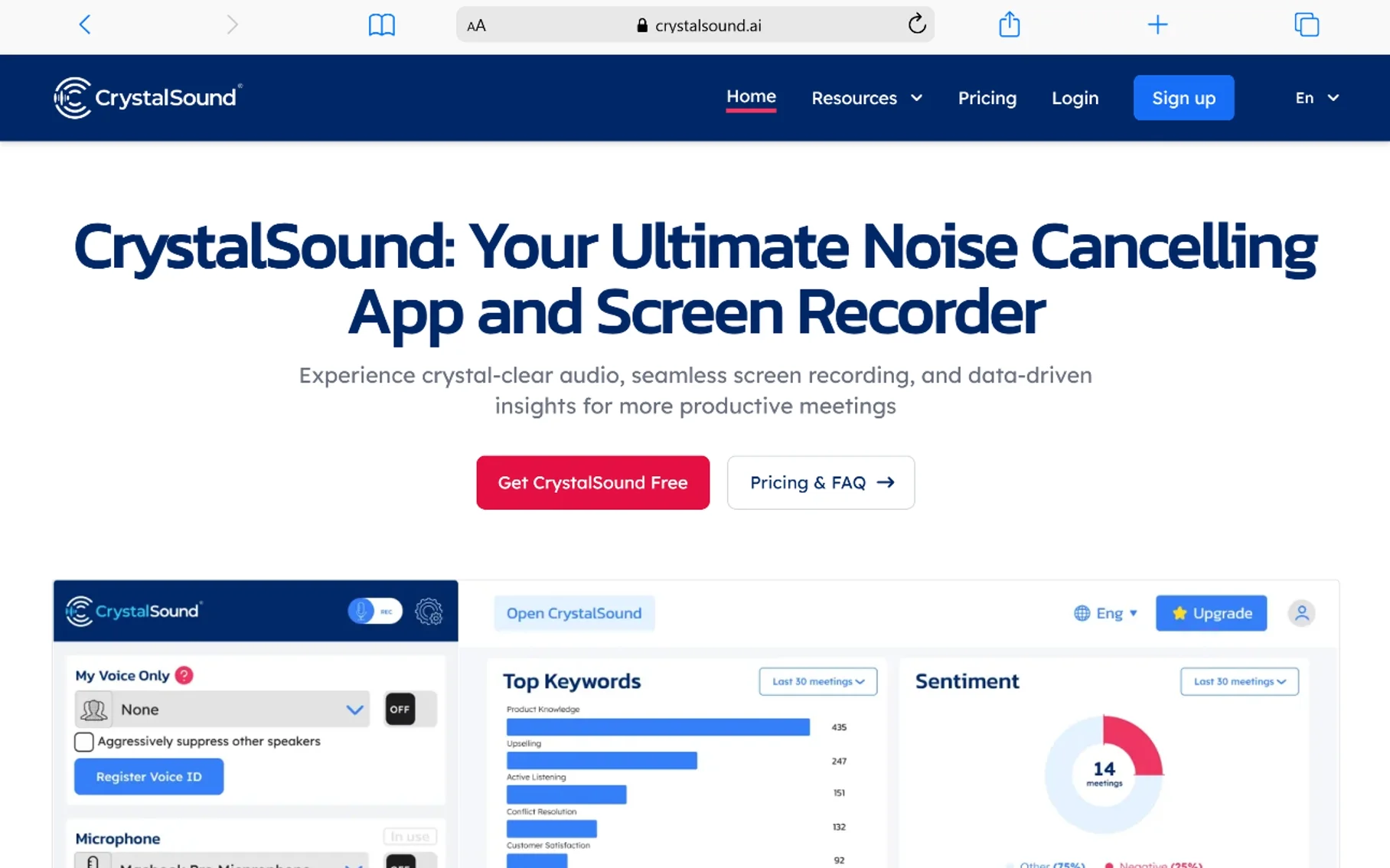 10 Best Noise Cancellation Software Tools for 2026 (Tested & Compared) 10 Macbook Air www.crystalsound.ai - Softwarecosmos.com
