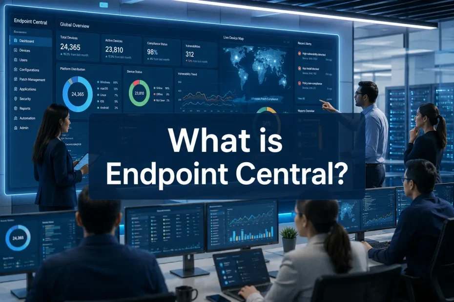 What Is Endpoint Central? A 2026 Guide to UEM Software 1 What Is Endpoint Central - Softwarecosmos.com